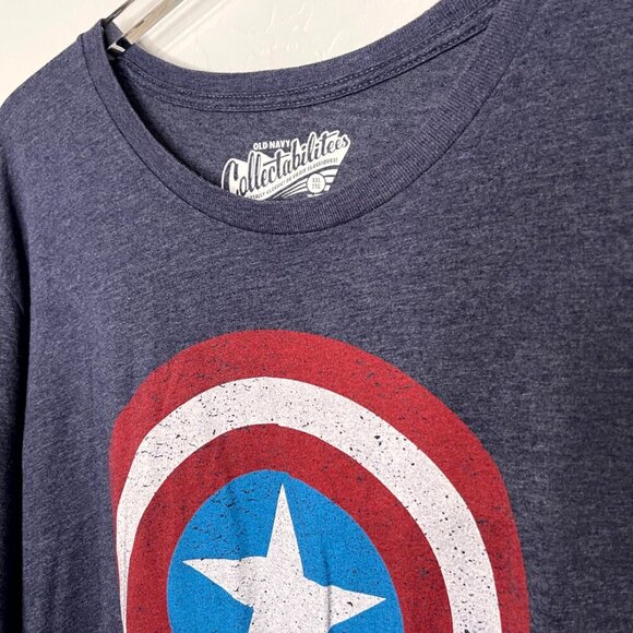 Old Navy Collectabilitees Captain America T-Shirt 2XLT - Picture 3 of 3